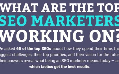 What are the top SEO Marketers working on ? [Infographic]