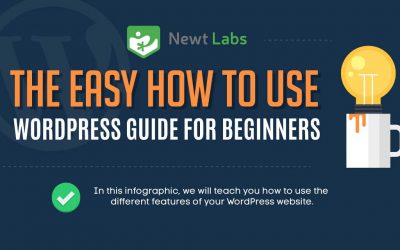 The Easy How To Use WordPress Beginner Guide [Infographic]