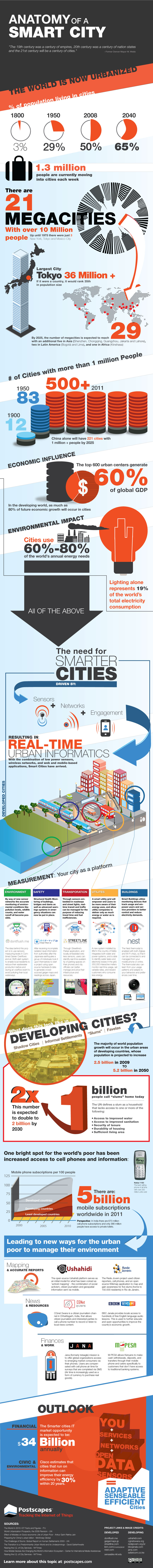 Smart City Anatomy Infographic