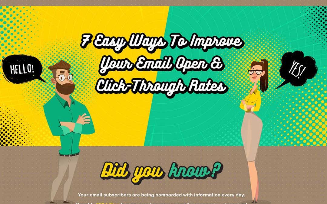 7 Tips for Email Marketer to Increase Email Open and Click-through Rates [Infographic]