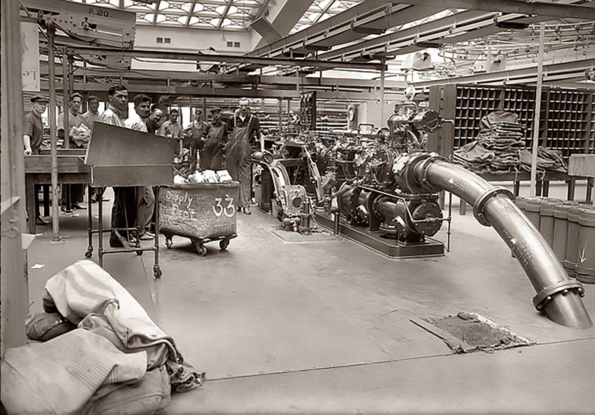 The pneumatic tube room in the The Central Telegraph Office, St Martin’s Le Grand, London, England in the late 19th century.