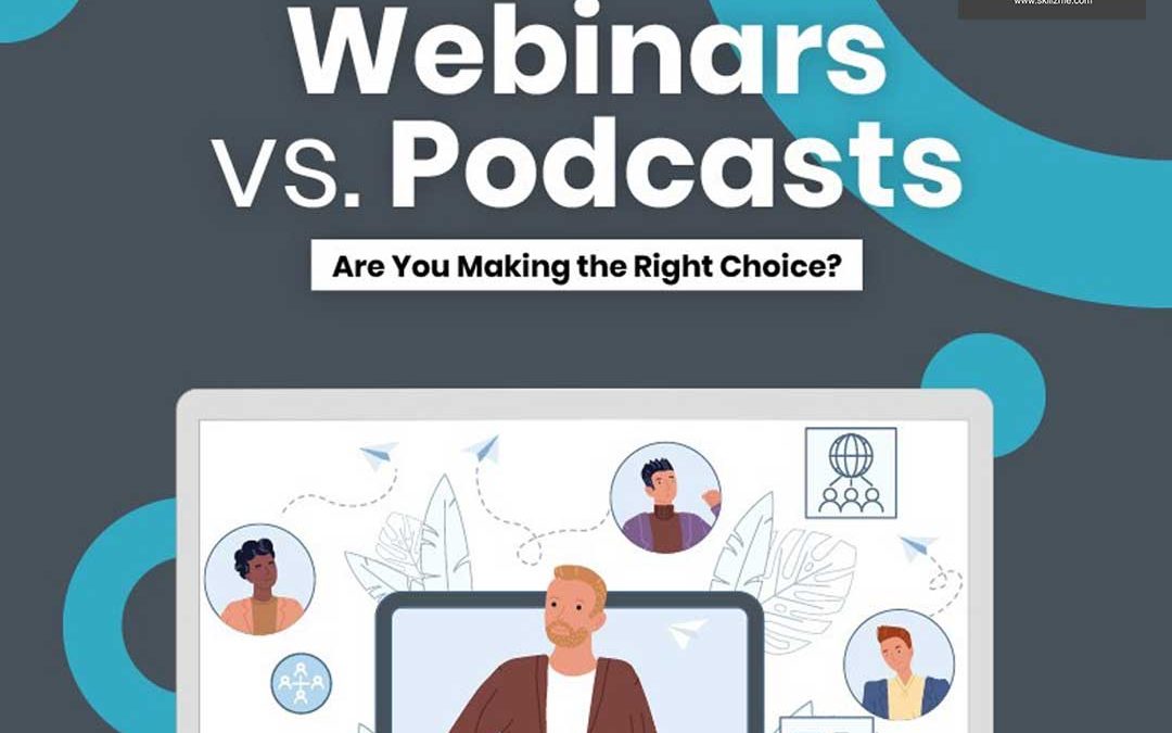 Webinars vs Podcasts: Are You Making the Right Choice? [Infographic]