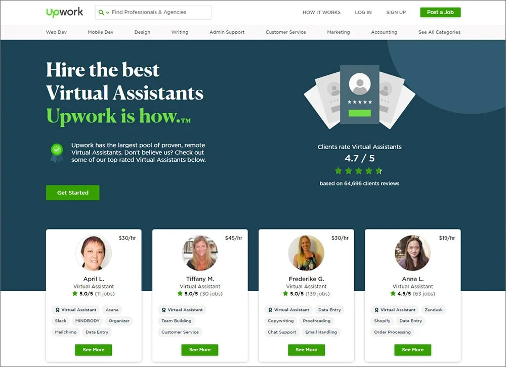 Upwork Virtual Assistant