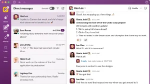 Slack screenshot